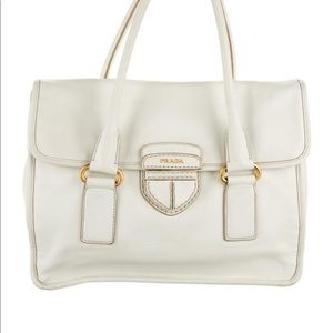 PRADA Vintage White Shoulder Bag